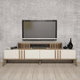 Hanah Home Mueble para televisor Eylul - Crema
